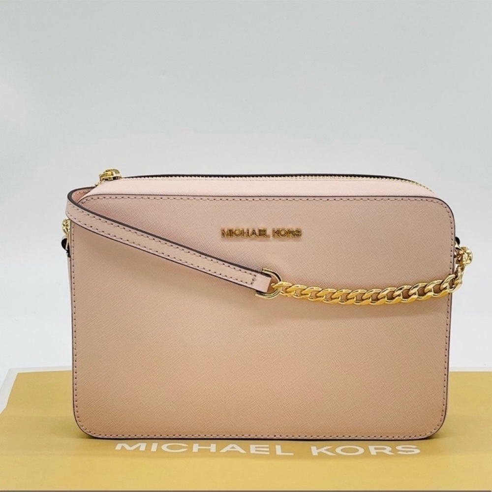 Michael Kors Large EW Crossbody Bag Light Pink - Picture 2 of 10